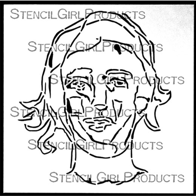 SG Stencil Kind Face Small  6 inch