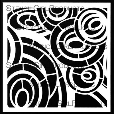 SG Stencil Orbitz  6 inch