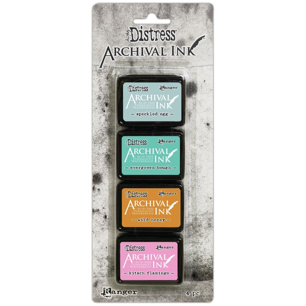 Tim Holtz Archival Mini Ink Pad Kit #4