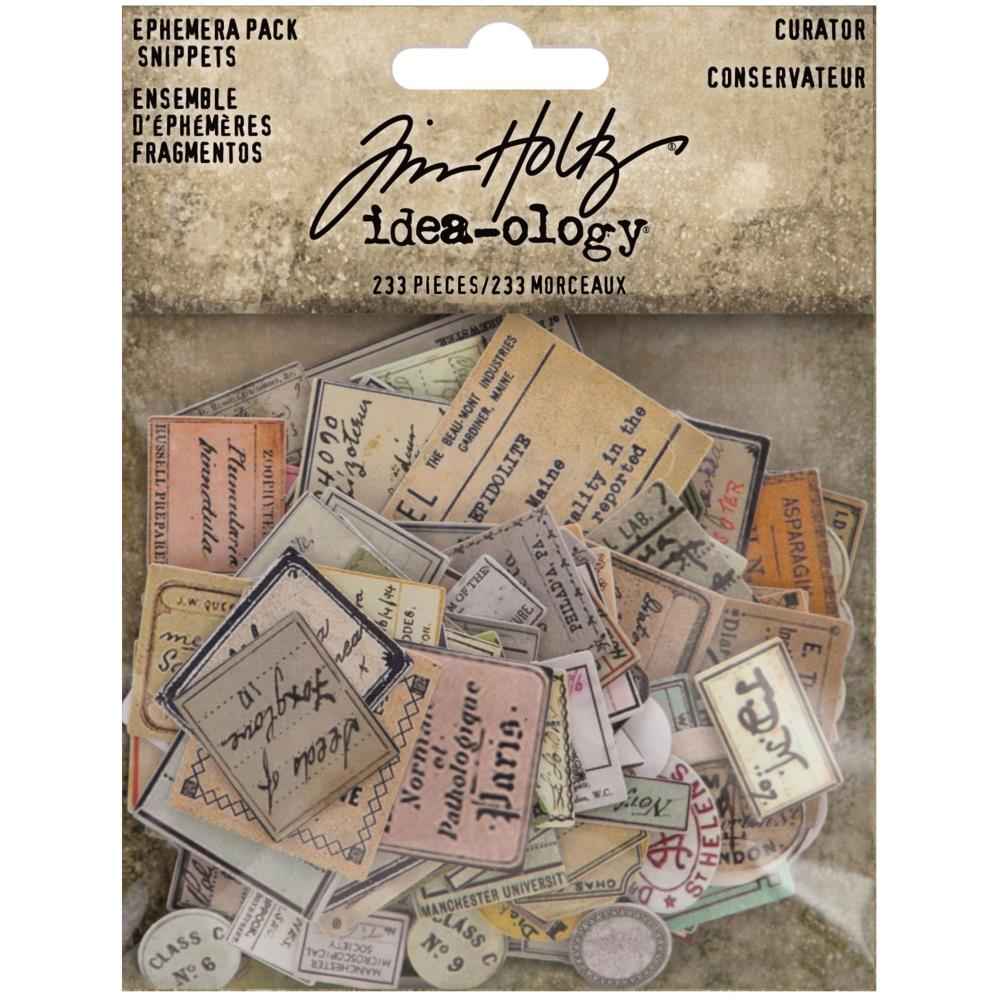 Tim Holtz Ephemera Pack Snippets Curator