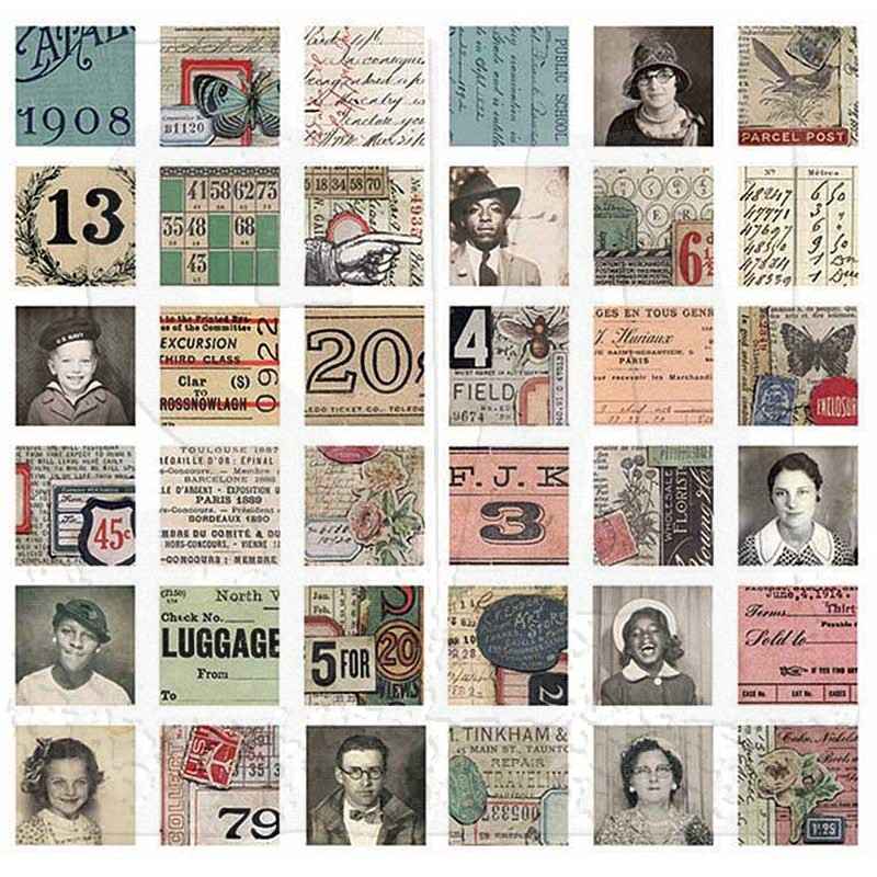 Tim Holtz Collage Tiles