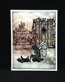 Fairy Hugs Foliage Door