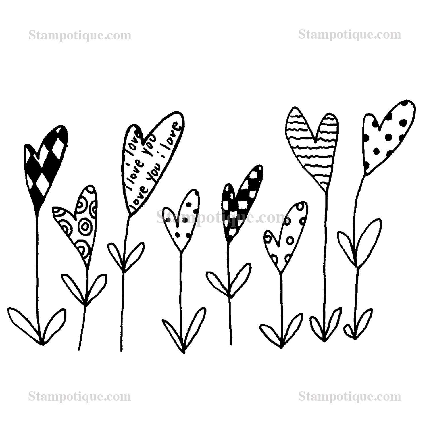 ST I love you flowers