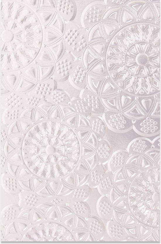 Sizzix TH 3D Texture Fades Embossing Folder Doily