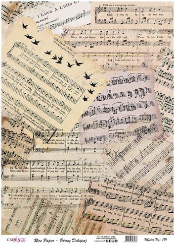 Cadence Rice Paper A3 Bladmuziek