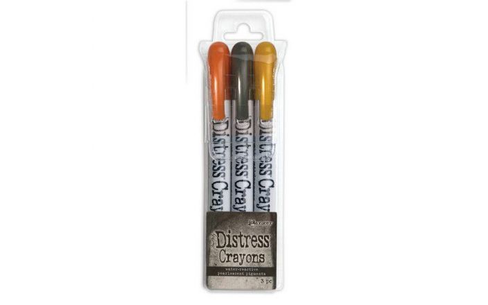 Ranger Distress Crayons Halloween Pearl Set #1