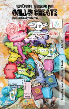 AALL & Create Ephemera Die-cuts Let's Go 14 (53 stuks)