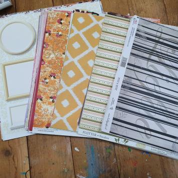 Pizzadoos met 100 vellen dessinpapier