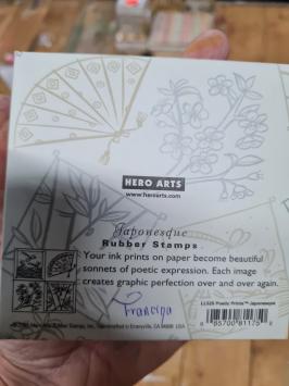 Gebruikt. Hero Arts Poetic Prints Japonesque