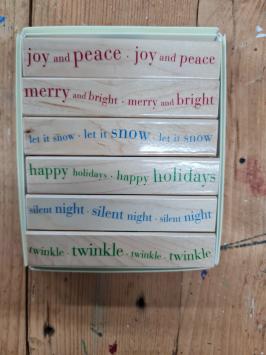 Gebruikt. Hero Arts Merry Holiday Borders