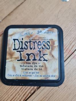 Gebruikt. Grote distress inkpad Tea Dye