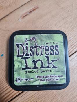 Gebruikt. Grote distress inkpad Peeled Paint