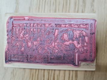 Gebruikt. Stampers Anonymous P501 op hout.