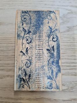 Gebruikt. Stampers Anonymous U3-1159 op hout. Tim Holtz Collectie 