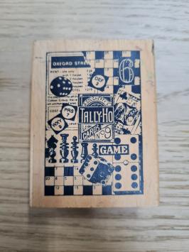 Gebruikt. Stampers Anonymous M3-707 op hout 