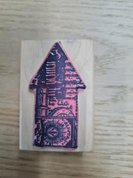 Gebruikt. Stampers Anonymous J2-987 op hout. 