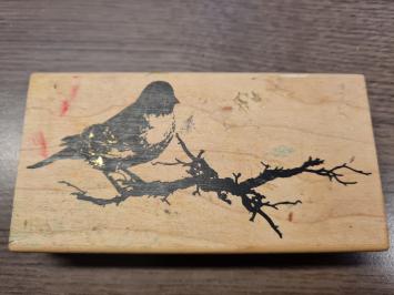 Gebruikt. Stampers Anonymous P2-1431 op hout  Tim Holtz Collection