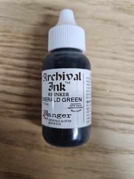 Ranger Archival Ink Refill Emerald Green
