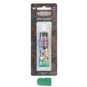 Finnabair Mint Sparkle Art Alchemy  Metallique Wax. 
