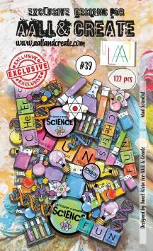 AALL & Create Ephemera Die-cuts Mad Scientist 39 (122 stuks)