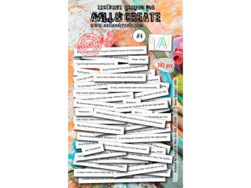 AALL & Create Ephemera Die-cuts Sharp tongues White 4 (243 stuks)
