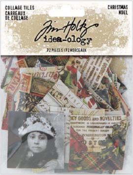 Tim Holtz Collage Tiles Christmas 2022