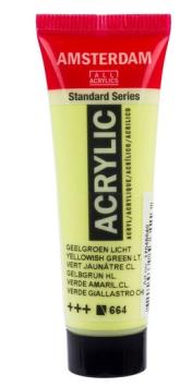 Amsterdam Acrylic Paint Yellowish Green Light