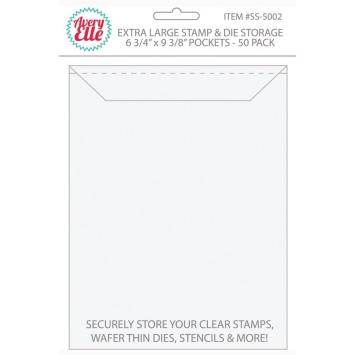 Avery Elle Stamp & Die Storage Pockets Extra Large 50 stuks