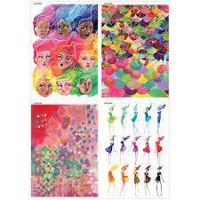 CE Jane Davenport Collage Sheets A4 Brighter Days