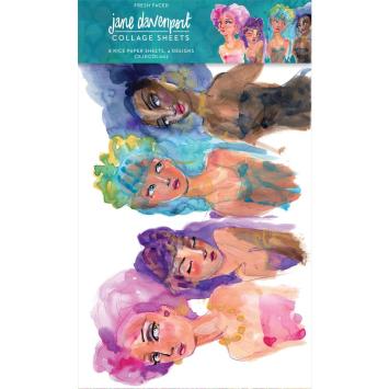 CE Jane Davenport Collage Sheets A4 Fresh Faced