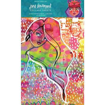 CE Jane Davenport Collage Sheets A4 Bright Girls