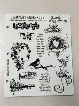 Gebruikt. Stampers Anonymous Tim Holtz Collection CMS086