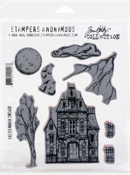 Gebruikt. Stampers Anonymous Tim Holtz Collection CMS408