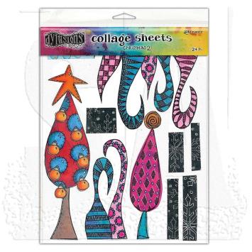 Dylusions Collage Sheets Christmas 2