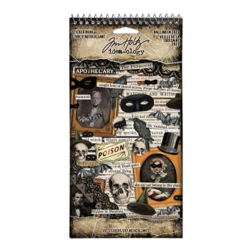 Tim Holtz Idea-Ology Halloween Sticker Book 2023