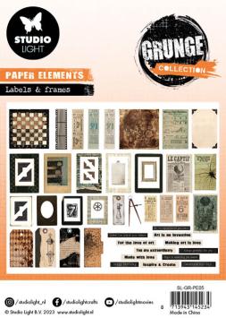 Studio Light Labels & Frames Grunge Paper elements