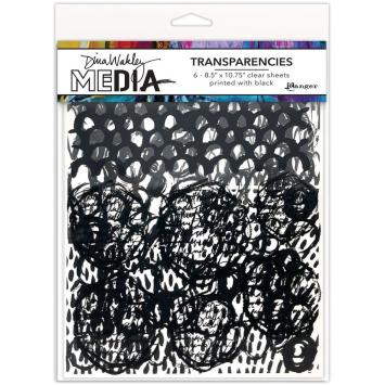 Dina Wakley Transparencies Pattern Play set 1