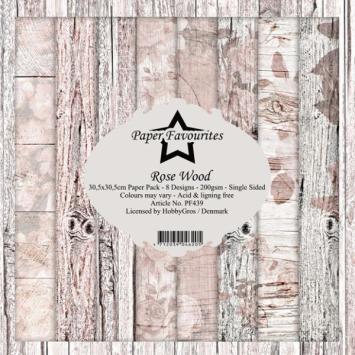 Paper Favourites Rose Wood Paper Pad 12 inch.