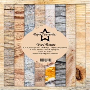 Paper Favourites Wood Texture Paper Pad 12 inch.