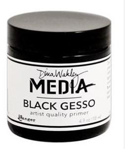 Dina Wakley Black Gesso