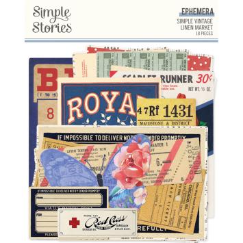SS Simple Vintage Meadow Linen Market Ephemera