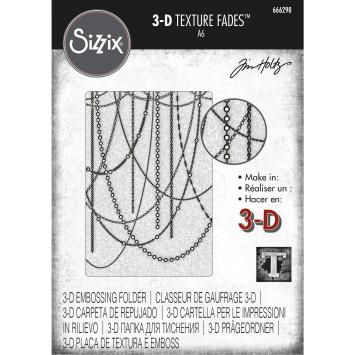 Sizzix TH 3D Texture Fades Embossing Folder Sparkle