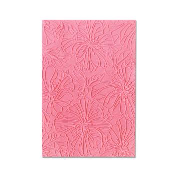 Sizzix  3D Textured Impressions Embossing Folder Azaleas