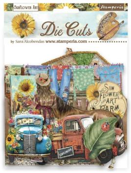 Stamperia Sunflower Art Die Cuts Assorted