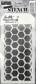 TH Stencil Brushed Hexagon